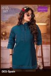 Spain By Rangmaya Vertican Short Tunic Ladies Top
